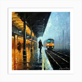 Train Station 1 Art Print