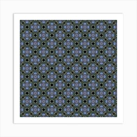 Pattern Design Shapes Art Print