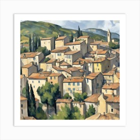 Gardanne, Paul Cézanne 2 Art Print