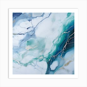 Abstract Marble Painting Art Print