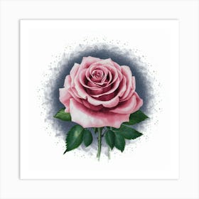 Pink Rose 10 Art Print