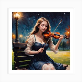 Violinist 2 Art Print