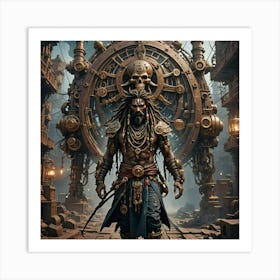 Man With Dreadlocks Art Print