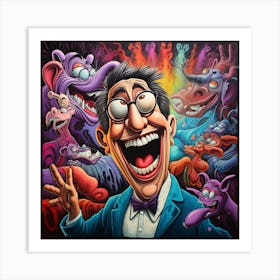 'The Clown' Art Print