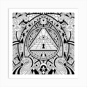 Full Page Mandala 05 Art Print