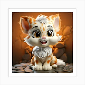 Cute Kitten 1 Art Print