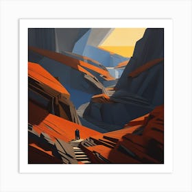 Desert Landscape 2 Art Print