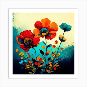 Poppies 1 Art Print