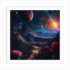 Nebula Art Print