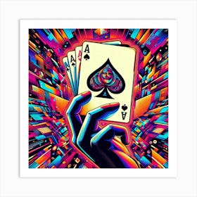 Ace Of Spades 2 Art Print