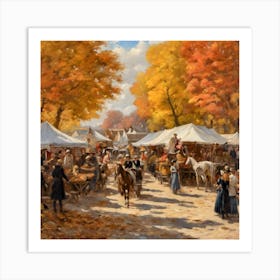 Farmers' Market Art Print