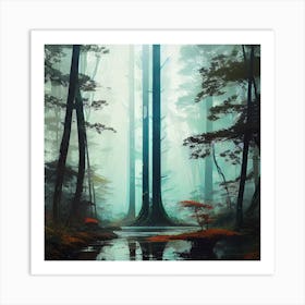 Faerie Forest 1 Art Print