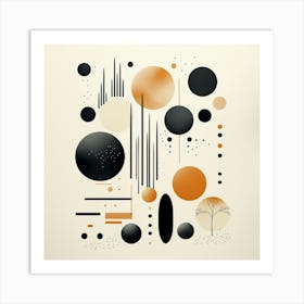 Abstract Circles 2 Art Print