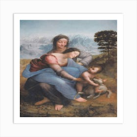 Leonardo Da Vinci Painting 1 768x1152 Art Print