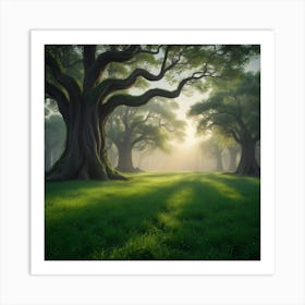 Forest Of Trees Art Print