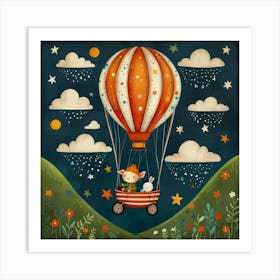 Default Happy Landing Nursery Art 0 Art Print