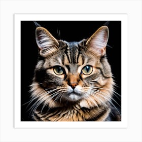 Portrait Of A Cat 3 Art Print