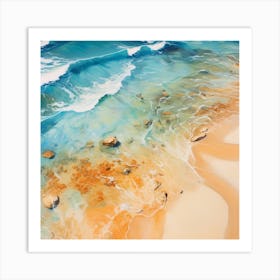 Sapphire Beach Art Print