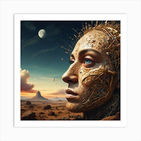 complex surreal piece Art Print