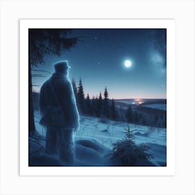 Lonely soul Art Print