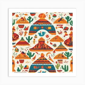 Mexican Pattern Art Print