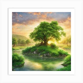 Lone Tree Art Print