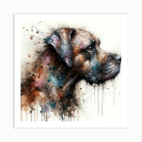 Powerful Dog Art Print