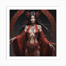 Chinese Demon Art Print