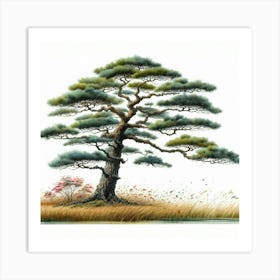 Pine Tree Art Print