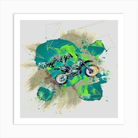 Biker 4107855 1920 Art Print