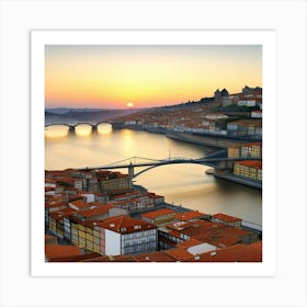 Porto Sunset Art Print (1) (1) Art Print