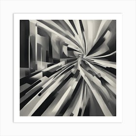 'Black And White' 2 Art Print