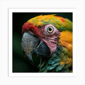 Colorful Parrot 30 Art Print