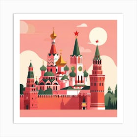 Moscow Kremlin 11 Art Print