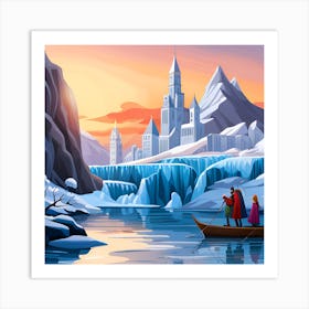 Ice Castle Art Print