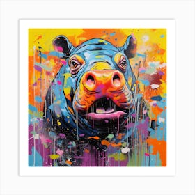 Hippo 2 Art Print