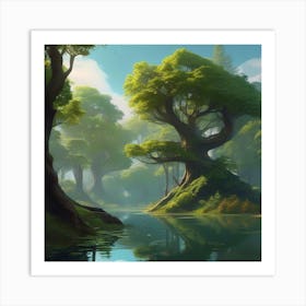 Forest Of Trees Art Print