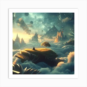 Lonely World Art Print