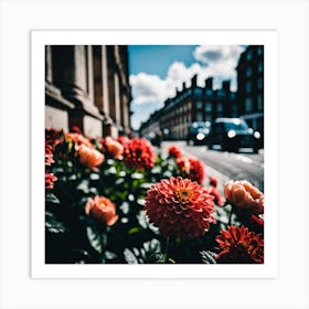 Flowers In London Photography (8) Art Print