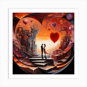 Lovers By Csaba Fikker 58 Art Print