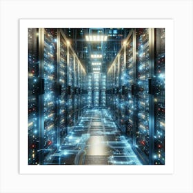 Data Center 8 Art Print