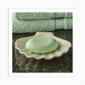 Shell Soap Dish Art Print