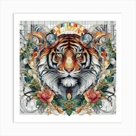 Tiger 4 Art Print