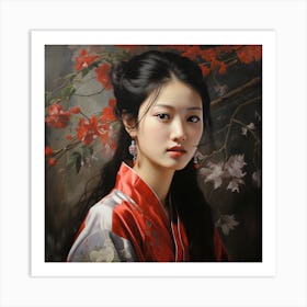 Chinese Girl Art Print