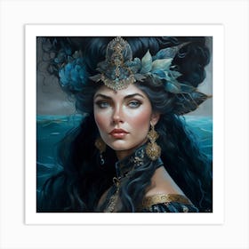 Portrait Of A Woman Art Print