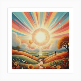 Sun Rising Art Print