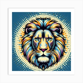 Lion Head 6 Art Print