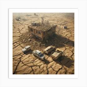 Dry Landscape 7 Art Print