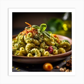 Pesto Pasta 1 Art Print