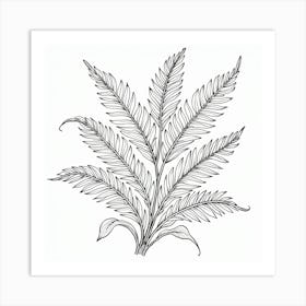 Fern Leaf Art Print